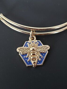 ALEX AND ANI Color Infusion Honey Bee Bangle 555